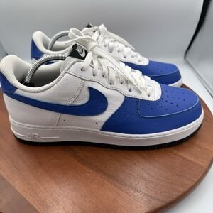 Nike ID Air Force 1 Low 'Nike By You' Royal Blue and White  DN4162-991 Mens 10.5